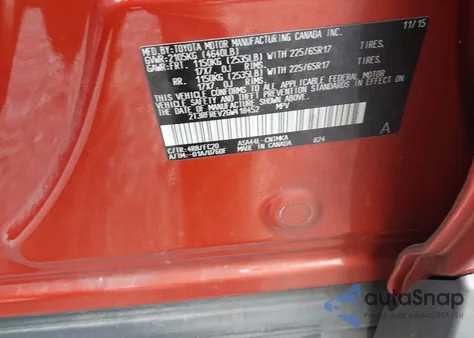2016 Toyota Rav4 Xle from USA, damaged, VIN 2T3RFREV2GW418452